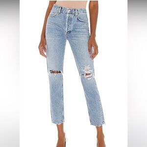 Agolde Jamie High Rise Classic in Spectator